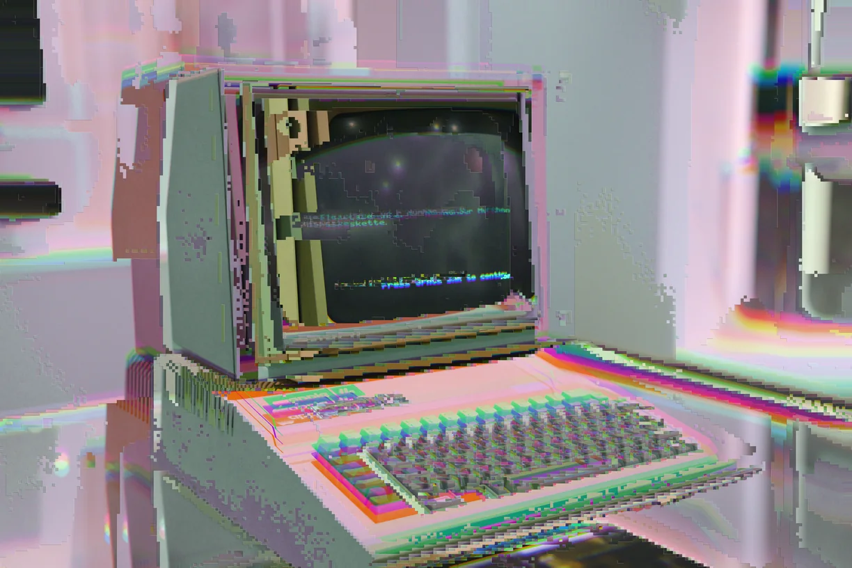 Bismuth applied to a photograph - Glitch effect in Decimation Lab