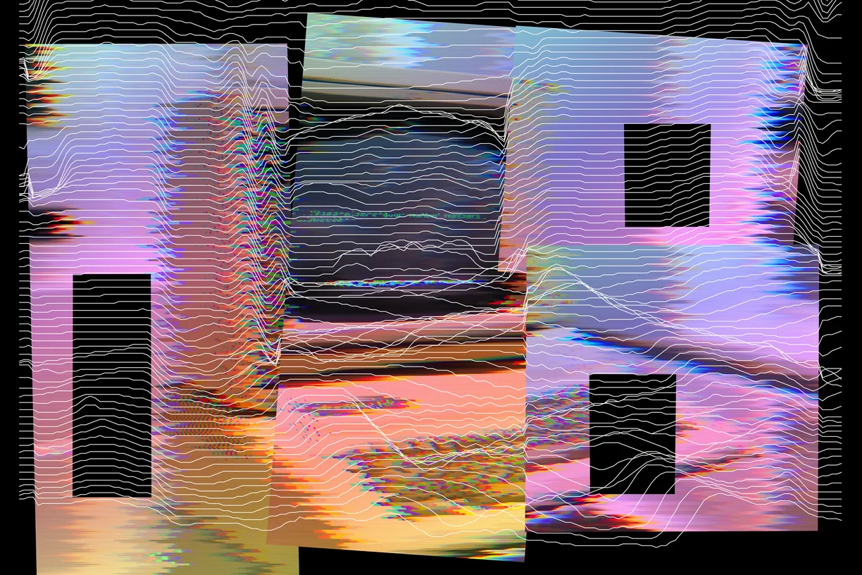 Contour Rupture applied to a photograph - Artistic effect in Decimation Lab