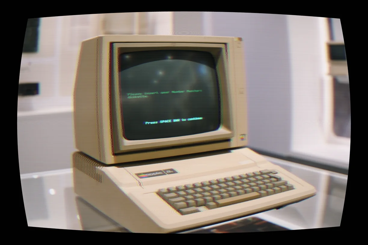 CRT / VHS applied to a photograph - Format effect in Decimation Lab
