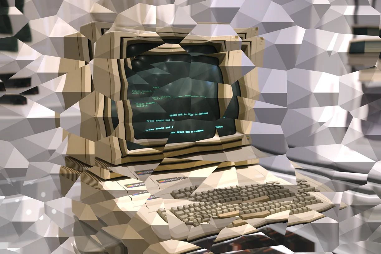 Crystal Growth applied to a photograph - Pixel effect in Decimation Lab