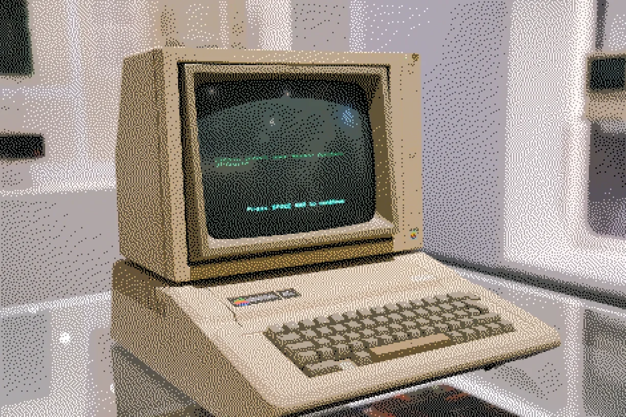 Dither applied to a photograph - Overlay effect in Decimation Lab