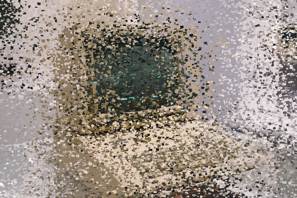 Granular Collage applied to a photograph - Artistic effect in Decimation Lab
