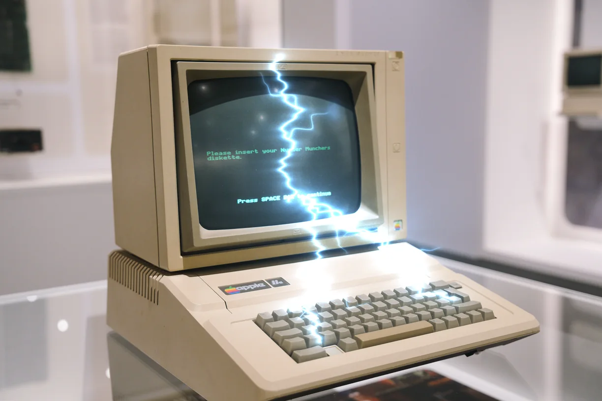 Plasma Arc applied to a photograph - Spectral effect in Decimation Lab