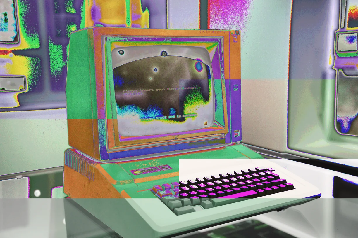 Protocol Corruption applied to a photograph - Format effect in Decimation Lab